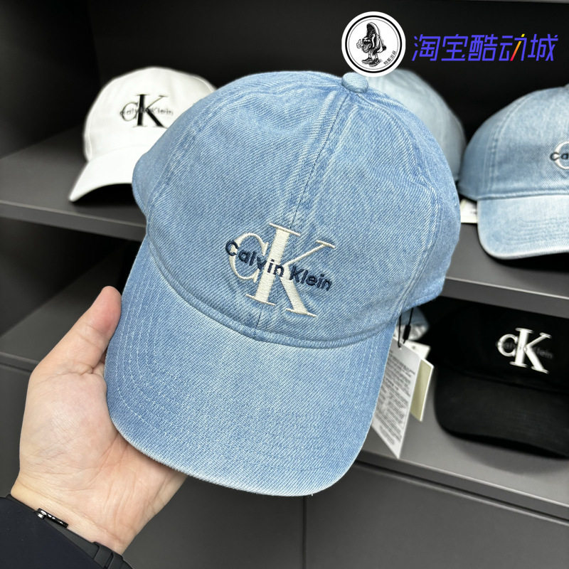 Calvin Klein/CK Jeans经典款棒球帽刺绣男女运动休闲帽405040G