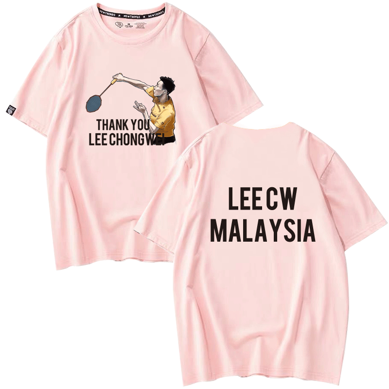 羽毛球李宗伟退役纪念定制夏t恤衫 京翰服饰T恤