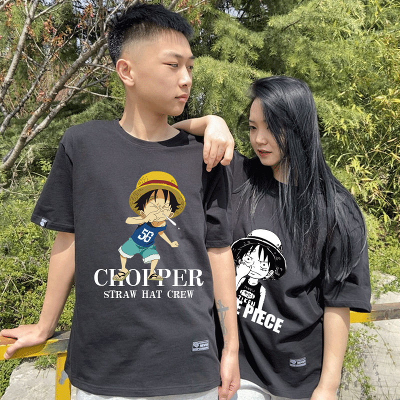 白胡子海贼团海贼王短袖男女情侣装 京翰服饰T恤