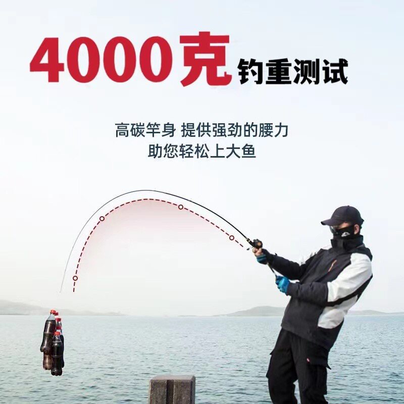 达瓦战鲈新款正品碳素路亚竿远投枪柄MH直柄钓鱼竿路亚单杆裸竿ML,淘宝优惠券,粉丝福利购,淘宝优惠卷