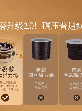 手链手串线弹力线耐磨透明文玩线