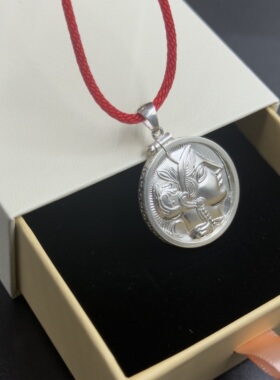 智慧女神雅典娜猫头鹰银币复刻希腊古币吊坠硬币项链水瓶座守护神