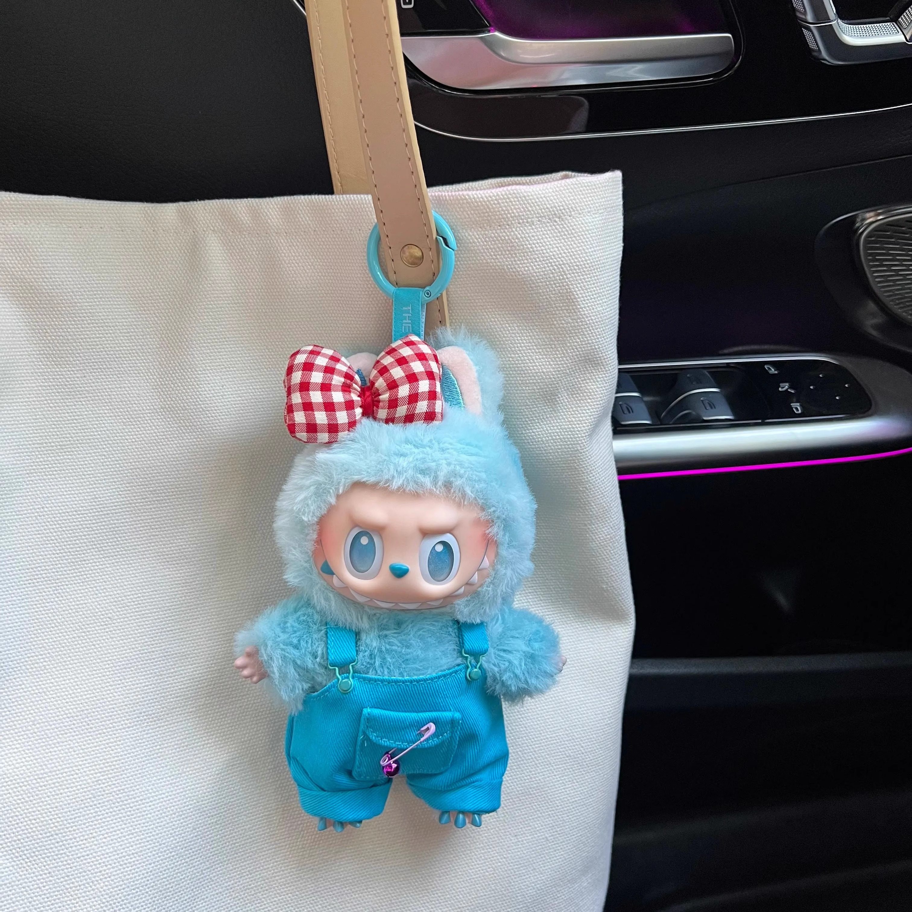 labubu娃衣三代3.0前方高能17cm拉布布衣服炫彩背带裤套装替换装,淘宝优惠券,粉丝福利购,淘宝优惠卷