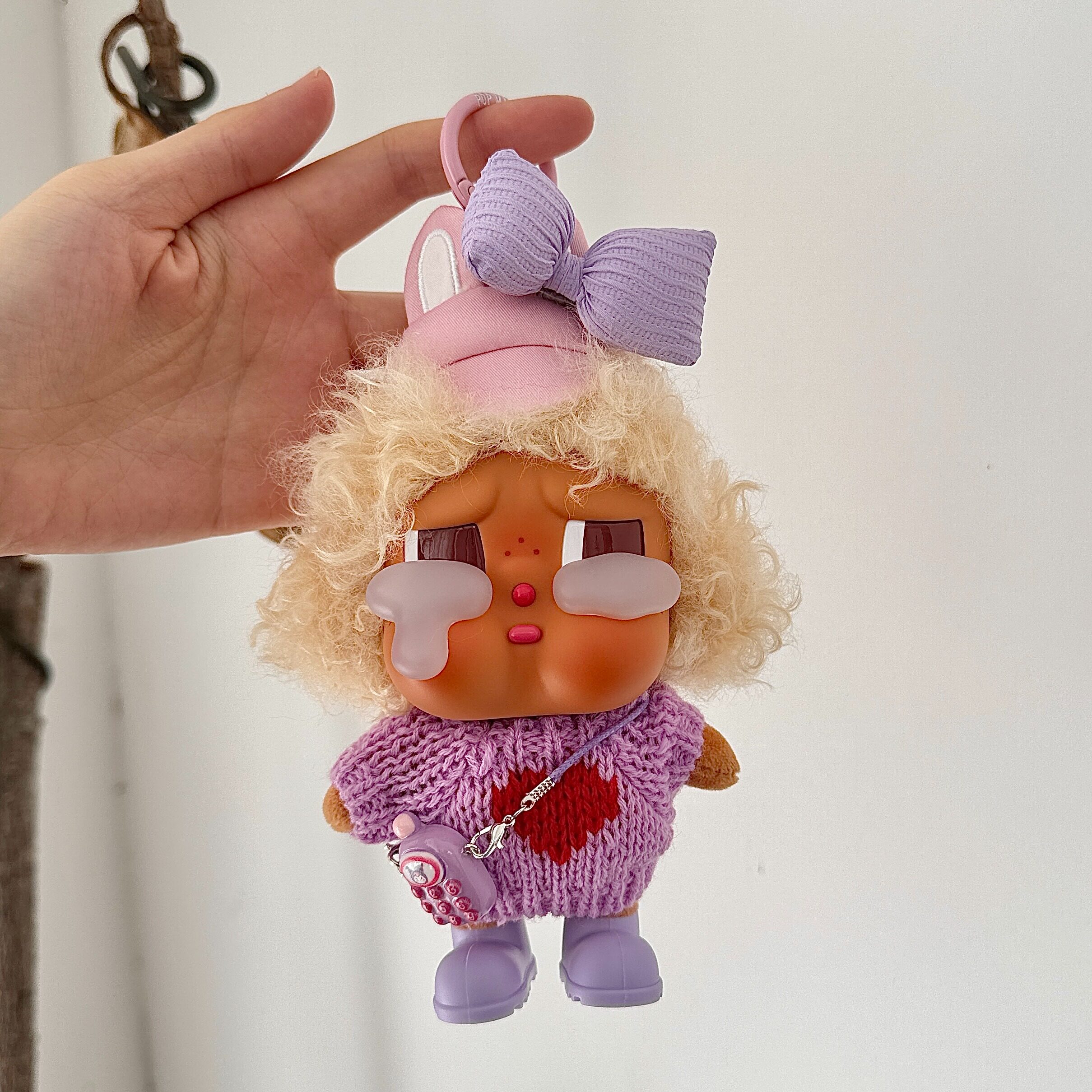 哭娃crybaby娃衣vacation made on度假系列搪胶毛绒挂件毛衣着替,淘宝优惠券,粉丝福利购,淘宝优惠卷