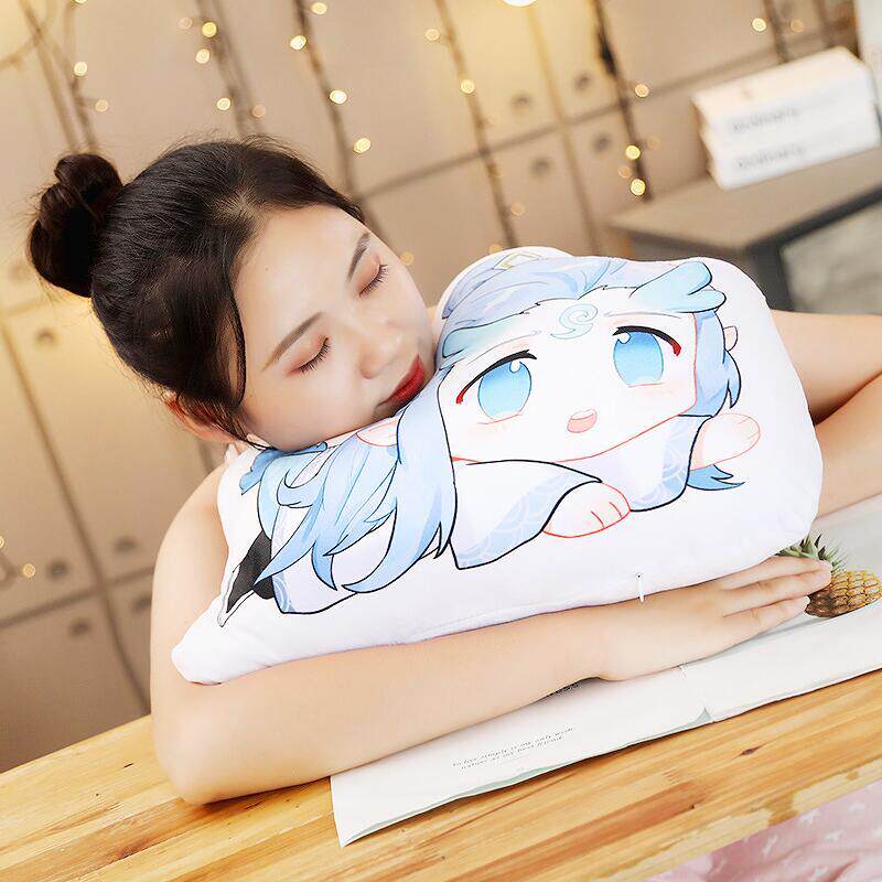 哪吒之魔童脑海周边哪吒抱枕毛绒玩具公仔敖丙玩偶二次元动漫靠垫