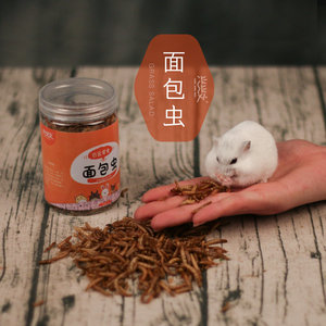 兴兴文黄粉虫仓鼠粮面包虫干用品零食鱼食龟粮鸟食 50g货号0074