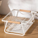 Kitchen dish storage rack drain basket