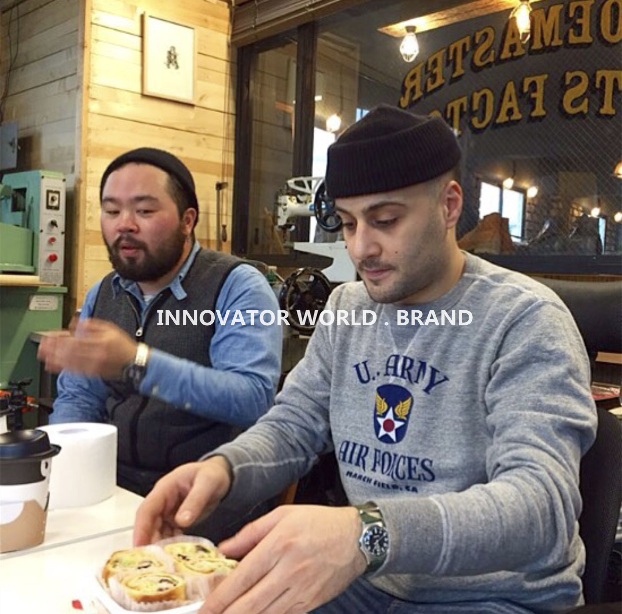 美式短款复古二战空军冷帽WATCH CAP针织帽男女毛线帽子水手帽 潮 - 图0