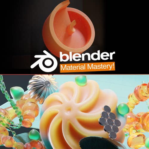 Blender课程材质纹理渲染大师班教程程序化节点纹理精翻中文字幕 - 图2