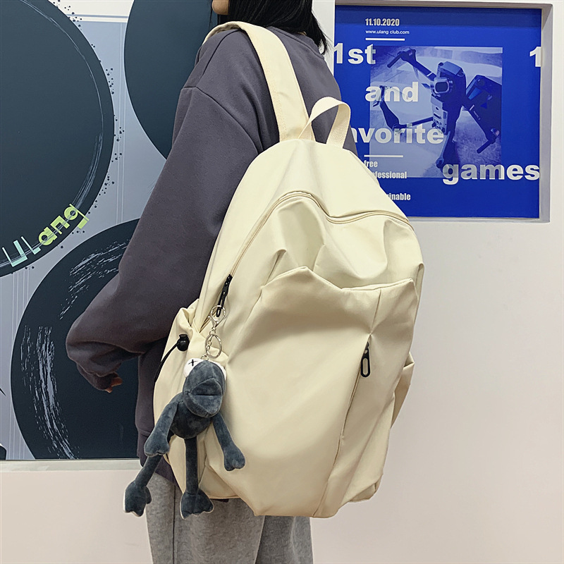 书包男大学生ins潮酷休闲简约大容量双肩包初中生高中生旅行背包