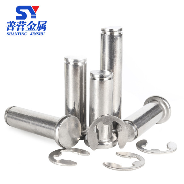 304 stainless steel flat head with slotted pin cylinder