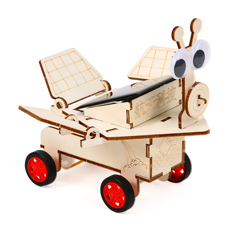 科学实验模型太阳能月球车科技小制作儿童DIY材料包物理拼装礼物-图3