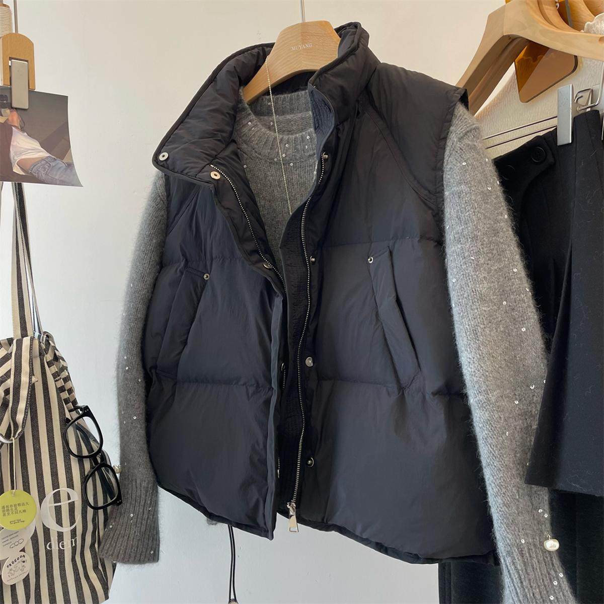 今年流行特惠韩版常规加棉加厚马甲上衣2025冬季新款马夹外套女,淘宝优惠券,粉丝福利购,淘宝优惠卷