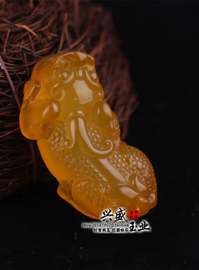 diy玛瑙玉髓貔貅手链配饰吊坠