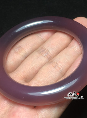 天然原色无优化玛瑙圆条玉髓手镯