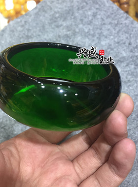 塑料合成透明仿蜜蜡不退货手镯