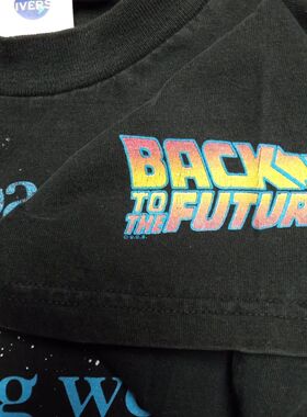 BACK TO THE FUTURE回到未来oversize large size T-shirt短袖t恤