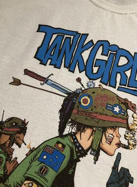 精选好物推荐 英国经典朋克漫画坦克女郎Tank Girl男女款短袖t恤