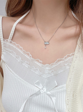 其他女合金微锆项链批发