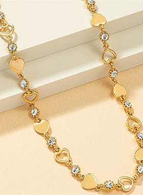 其他爱心合金爱心形状女项链