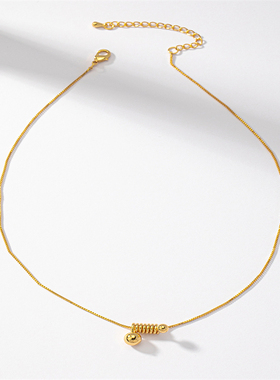 其他铜铜盒子链女项链饰品