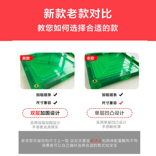 imagnets彩窗磁力片儿童百变玩具透光积木强磁性拼装吸铁石宝宝 - 图2