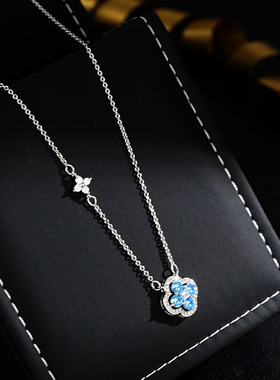 S999纯银项链女锁骨链生日礼物