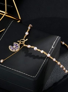 巴洛克淡水珍珠项链女款2025新款