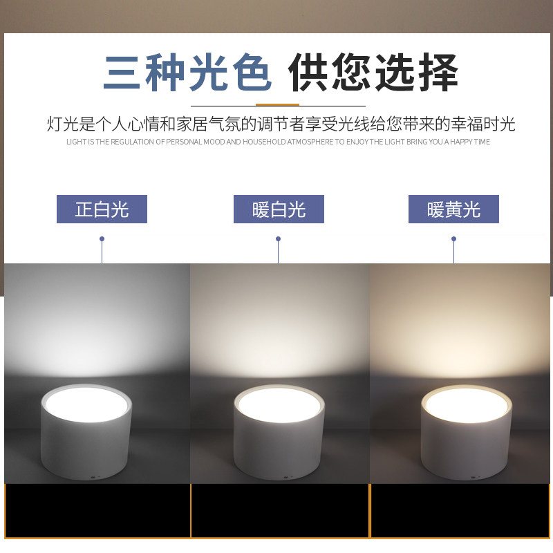 飞利浦LED明装筒灯圆形吸顶家用射灯客厅12/19W商用天花灯免开孔,淘宝优惠券,粉丝福利购,淘宝优惠卷