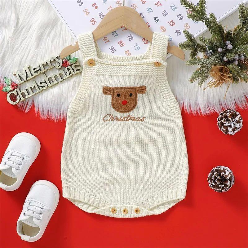 1-18M Christmas Newborn Infant Baby Boy Girl Romper Sleevele - 图0