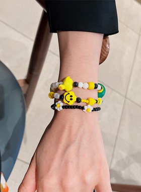 绿森林女亚克力桃子日韩