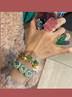 字母夸张戒指女混合实惠