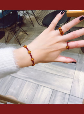 手链手链链绿森林瓷简约