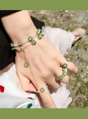 手链绿森看亚克力泫雅风女