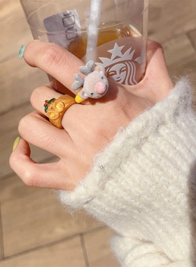 圣诞款可爱戒指SHEGNDAN