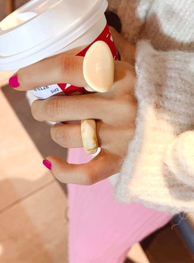 其他女树脂日韩个性戒指