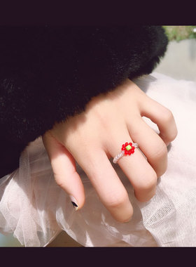 买一送一grrenn夏天撞色戒指