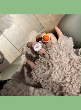 亚克力戒指绿森林可爱可爱女