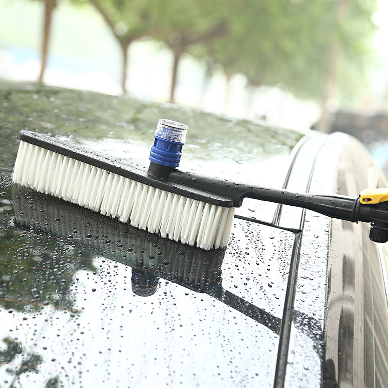 洗车通水刷汽车用擦车喷水喷泡沫软毛长杆刷子漆面清洁用品泡沫刷