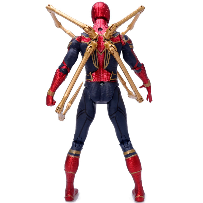 Spiderman Figure Marvel Legends Avengers Iron Spider Action - 图0