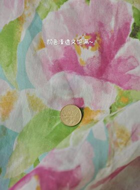 售罄 | 3米包邮｜油画天丝棉混纺面料｜裁缝羊妈JLY