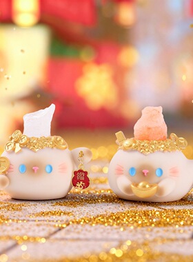 创意热卖钞能力送財猫能量水晶石