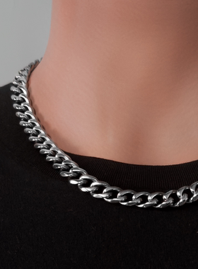 纯钛喜平链男女通用饰品