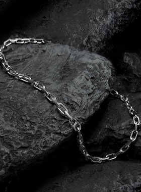 时尚男女纯钛无缝焊接项链不过敏