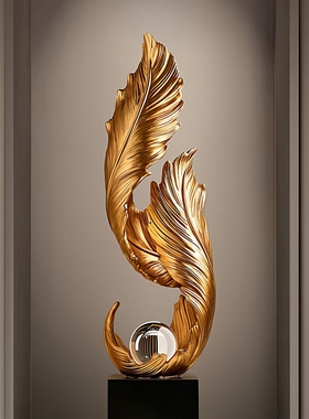 有艺术感的摆件玄关装饰大号轻奢高档客厅好寓意入户门高级感小众