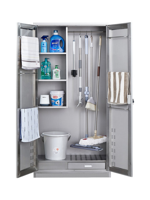 304 stainless steel anti-rust storage storage cleaning cabinet