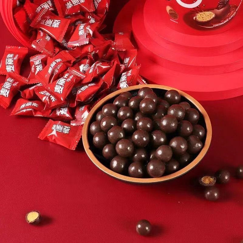 麦丽素巧克力夹心巧克力豆儿童休闲零食小吃小零食散装糖果,淘宝优惠券,粉丝福利购,淘宝优惠卷