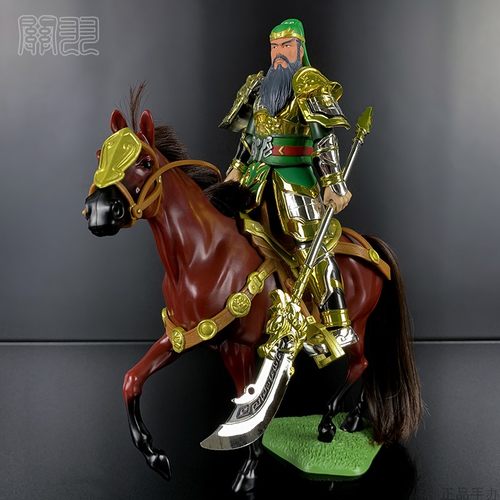 三国演义赵云诸葛亮张飞吕布手办五虎上将模型摆件可动兵人偶玩具 - 图2