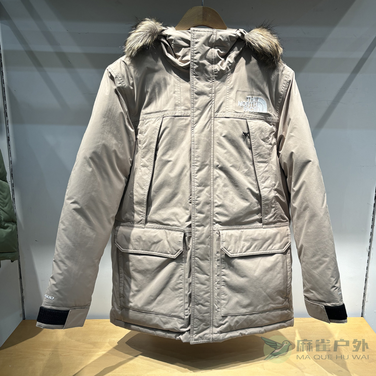 25秋冬TheNorthFace北面男户外中长毛领防水600蓬鹅绒羽绒服8HMB - 图0