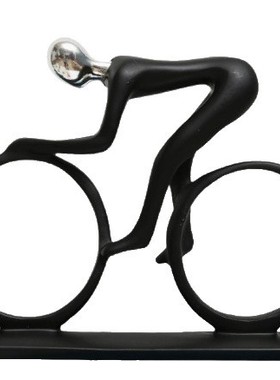 自行车运动人物创意树脂摆件家居玄关电视柜酒柜桌面装饰节日礼物